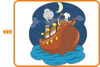 Night Boat with Music & Dinner