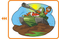 Tank driving